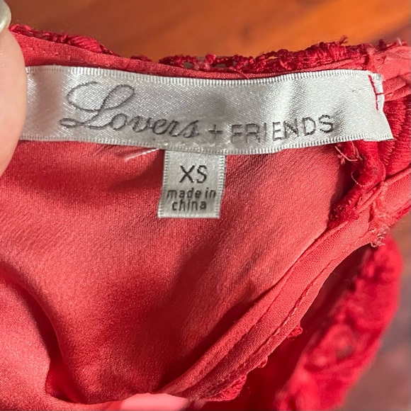 Lovers + Friends Caspian Shift Dress in Coral Size XS Party Night Out Cocktail - Picture 8 of 8